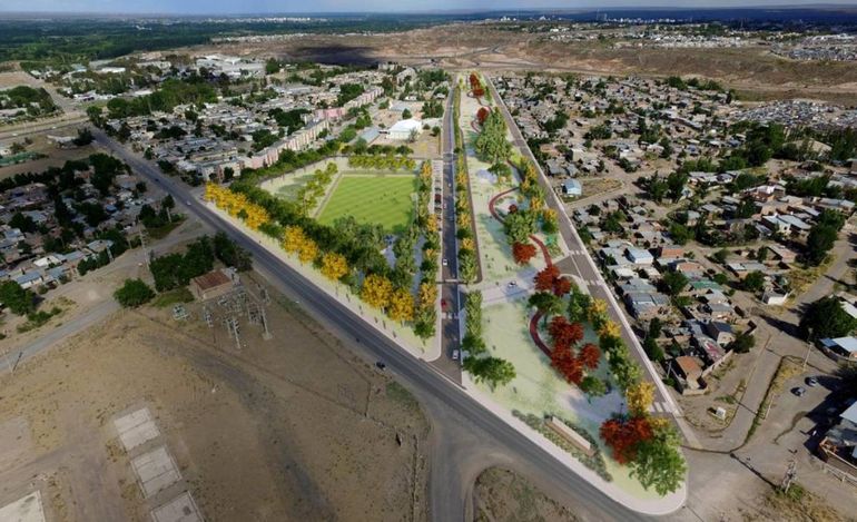 En 180 días la ciudad tendrá un pulmón verde en el Parque Industrial