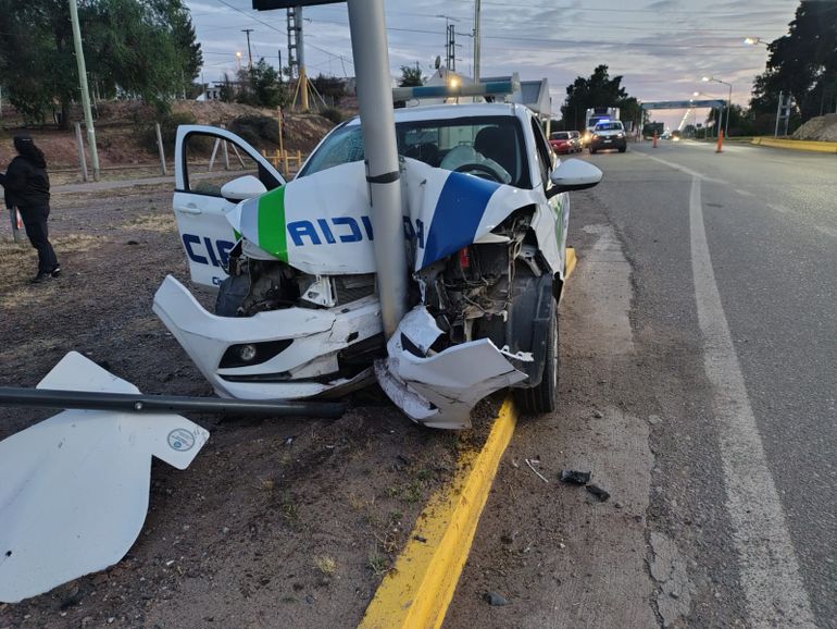 El choque fue en el ingreso a Neuquén capital