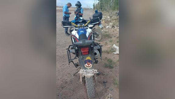 Robó una moto