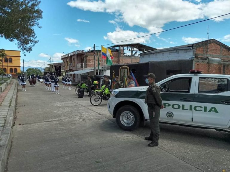 El rayo cayó sobre zona rural de Cajibío, Cauca, Colombia.