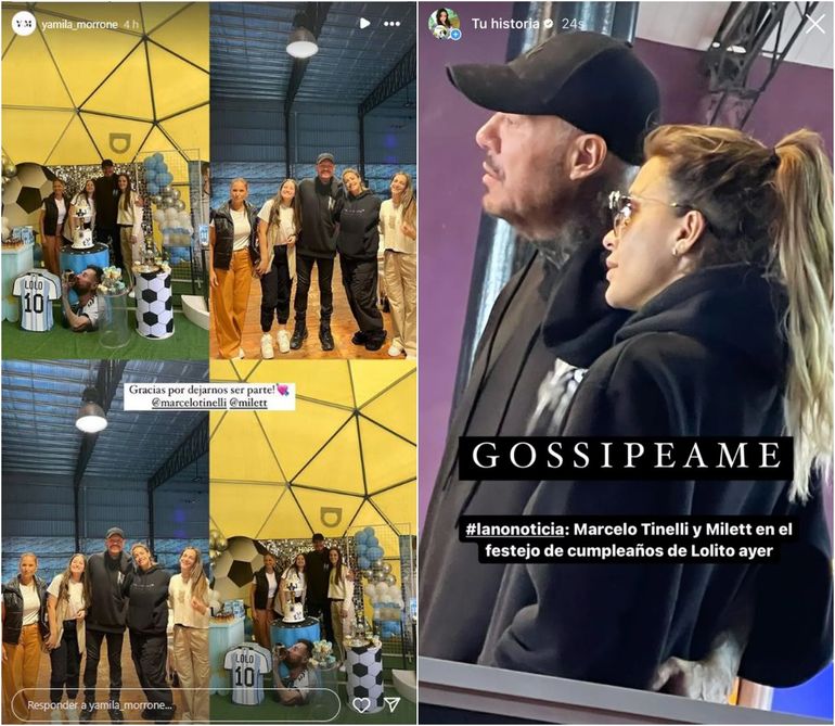 Milett Figueroa y Marcelo Tinelli Milett Figueroa y Marcelo Tinelli