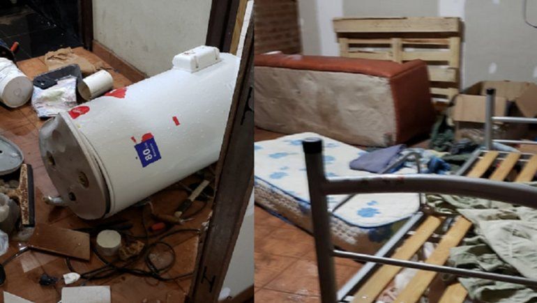 Centenario: le robaron por segunda vez y le destrozaron toda la casa