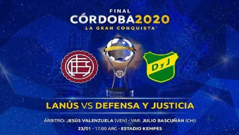 Copa Sudamericana 2020: Lanús vs Defensa y Justicia.