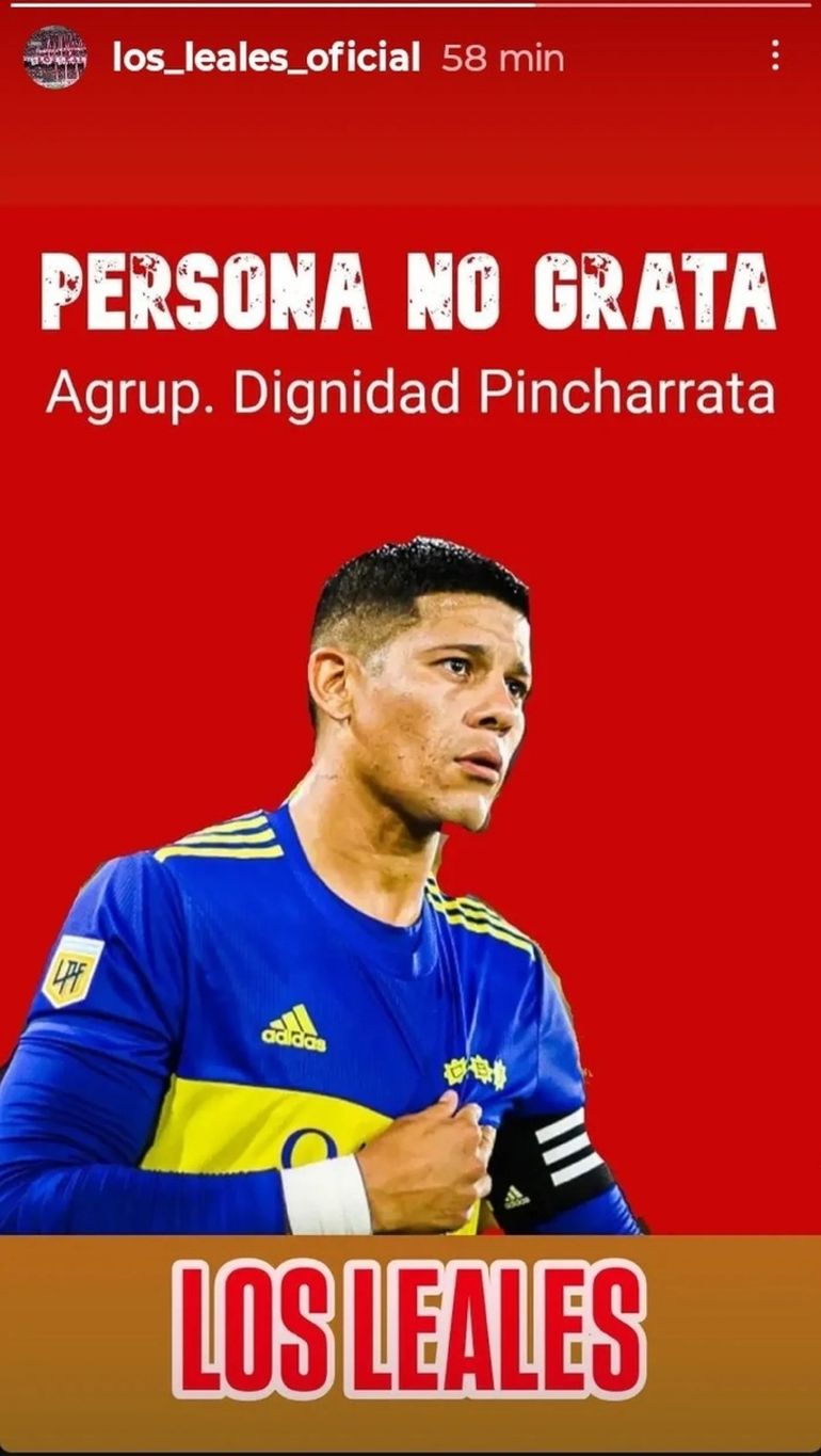 Marcos Rojo declarado persona no grata Marcos Rojo declarado persona no grata