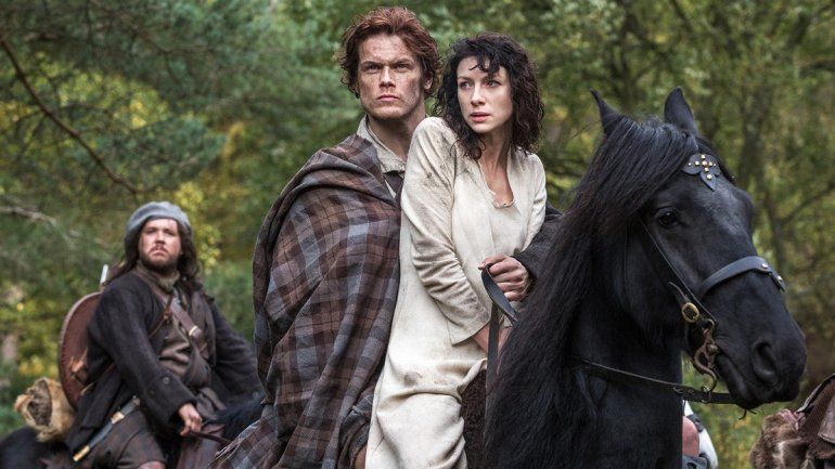 Los protagonistas de Outlander