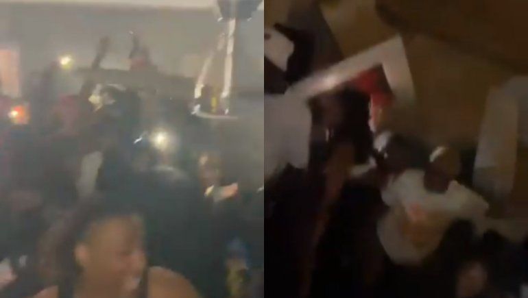 Viral: organizó su fiesta de egresado en un departamento y el piso cedió