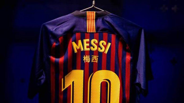 La extraña camiseta que usará Messi ante el Real Madrid