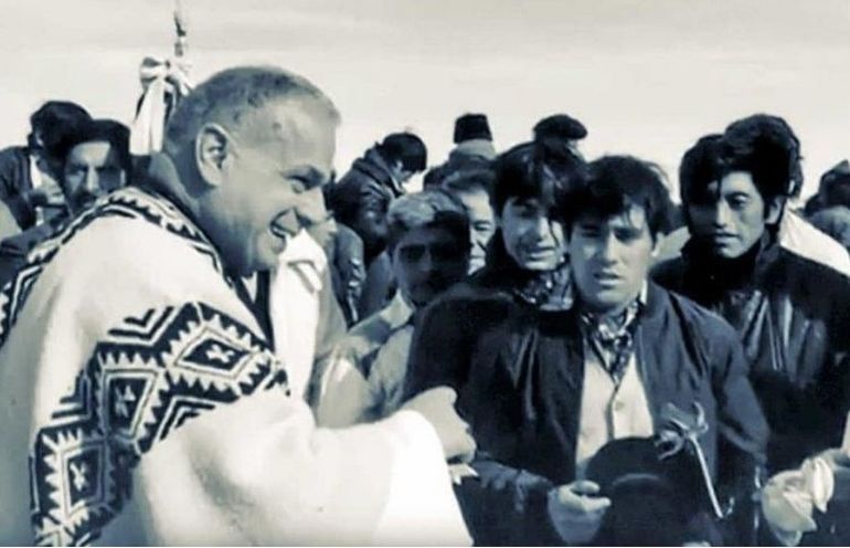 El Obispo Jaime De Nevares, siempre presente en las peregrinaciones de Neuquén. (Revista Más Neuquén) El Obispo Jaime De Nevares, siempre presente en las peregrinaciones de Neuquén. (Revista Más Neuquén)