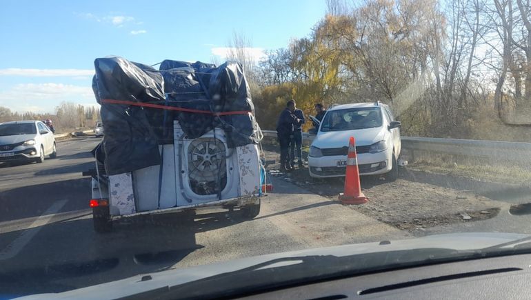 Cuatro heridos por un accidente en el tercer puente
