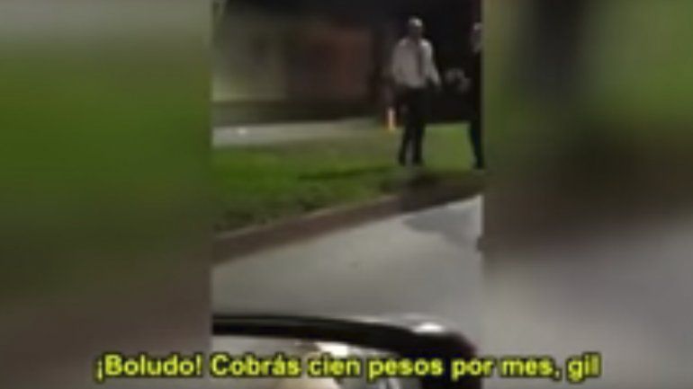 A Sampaoli se le salió la cadena y puteó a un inspector de tránsito