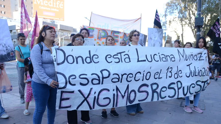 Se realizó una nueva marcha a 10 meses sin Luciana Muñoz: No queremos un mes más