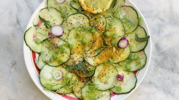ensalada pepino menta