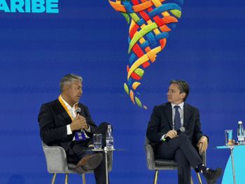 Figuero hizo estos anuncios en Colombia.