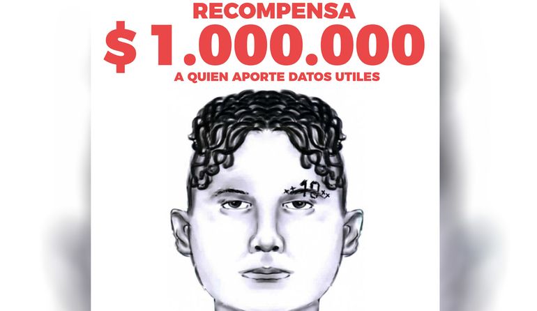 Crimen de Agustina: millonaria recompensa para encontrar al joven del identikit