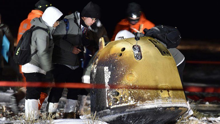 La sonda de China trajo las rocas que recogió en la Luna