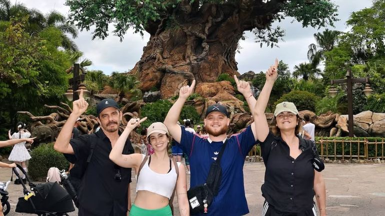 Las fotos de las vacaciones de Araceli González y su familia
