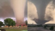 Además del tornado de Oklahoma, se reportaron otros fenómenos similares en Iowa y Kansas. Además del tornado de Oklahoma, se reportaron otros fenómenos similares en Iowa y Kansas.