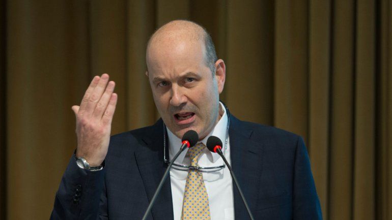 Federico Sturzenegger, con un duro cruce. Federico Sturzenegger, con un duro cruce.