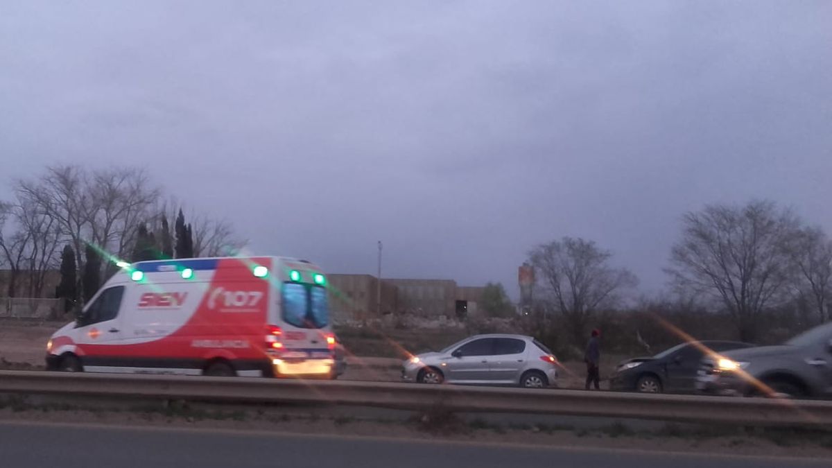 Un choque en cadena generó caos en la Ruta 7