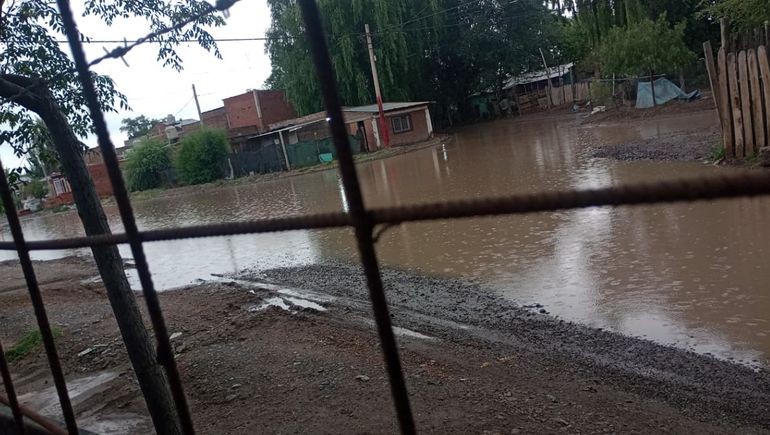 La tormenta dejó 14 mm de agua en Cipolletti.
