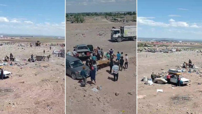 Cientos de personas concurren y viven en el basural de la meseta neuquina