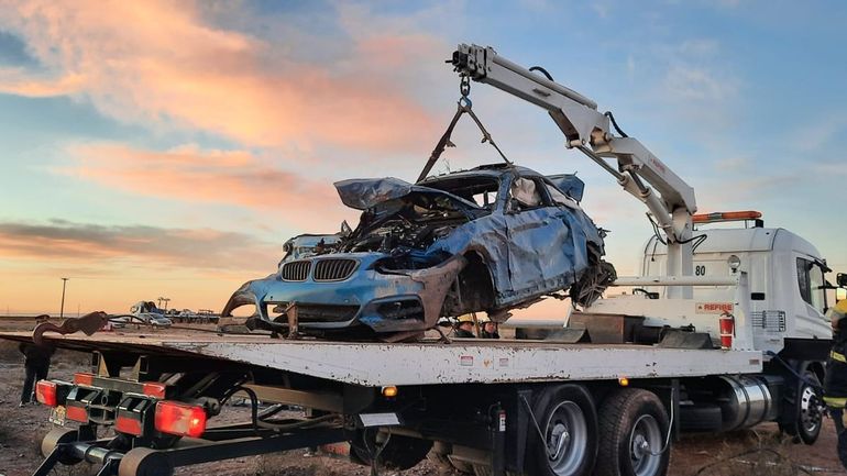 El conducto del BMW que volcó manejando a 200 km/h quedó imputado por homicidio culposo. El conducto del BMW que volcó manejando a 200 km/h quedó imputado por homicidio culposo.