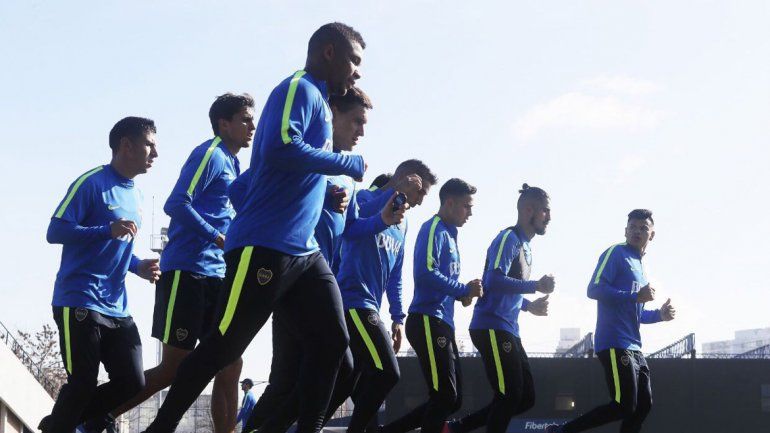 Boca volvió a los entrenamientos con Peruzzi