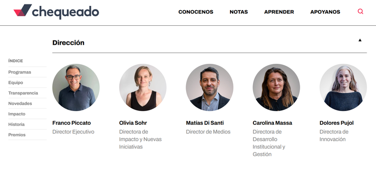 La organización Chequeado analiza el discurso público y tiene un lineamiento para combatir la desinformación. La organización Chequeado analiza el discurso público y tiene un lineamiento para combatir la desinformación.