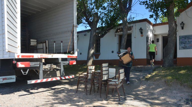 La mudanza se hizo antes de conocerse el destino final de la escuela.