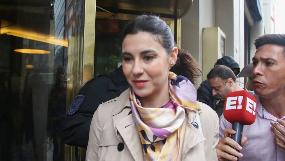 La diputada Marcela Pagano luego del escándalo en la Comisión de Juicio Político.