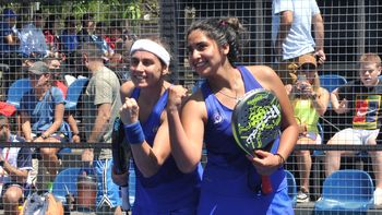 Daira Valenzuela celebra junto con Cecilia Reiter la victoria ante Brasil. (Foto: Sergio Dovio). Daira Valenzuela celebra junto con Cecilia Reiter la victoria ante Brasil. (Foto: Sergio Dovio).