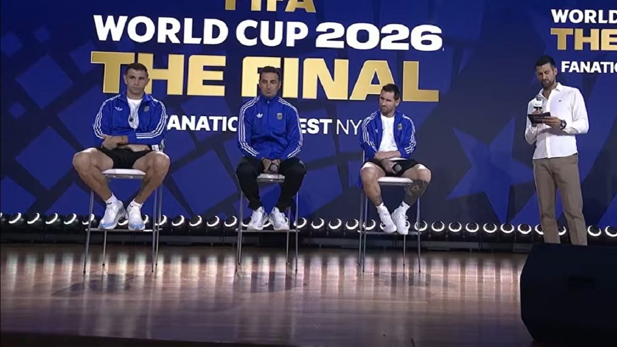 Djokovic y Tom Brady presentaron a Messi y compañía en el evento FIFA previo a la final