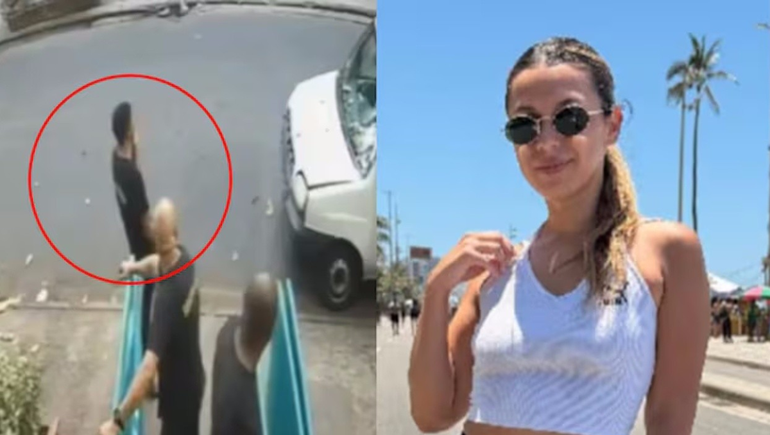 Agostina Páez, la abogada argentina detenida en Brasil acusada de racismo, se reencontró con su padre y su hermana en Río de Janeiro después de casi un mes. Agostina Páez, la abogada argentina detenida en Brasil acusada de racismo, se reencontró con su padre y su hermana en Río de Janeiro después de casi un mes.