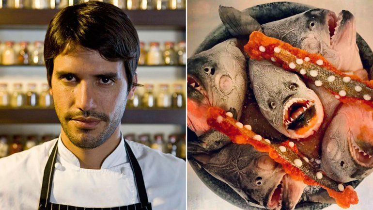 Retienen a un famoso chef porque llevaba pirañas en su equipaje