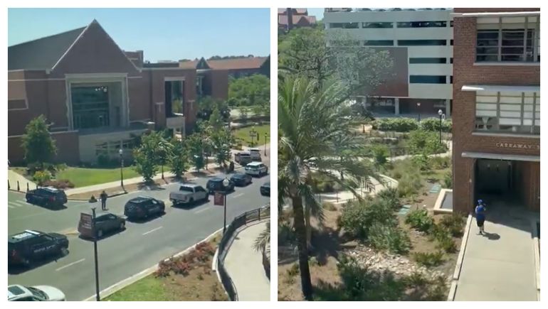 El campus de la Universidad Estatal de Florida en Tallahassee, donde se registró el tiroteo. El campus de la Universidad Estatal de Florida en Tallahassee, donde se registró el tiroteo.