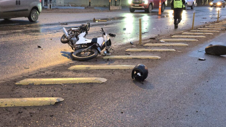 ¿Quién es la motociclista que murió embestida por un auto en Ruta 7?