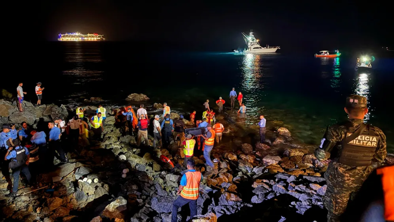 El avión se estrelló en Honduras