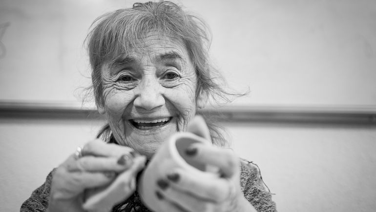 Una de las 30 fotografías que componen la muestra Miradas.