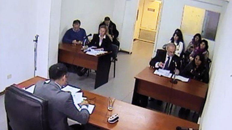 Durante la audiencia realizada ayer ante el juez Martín Marcovesky