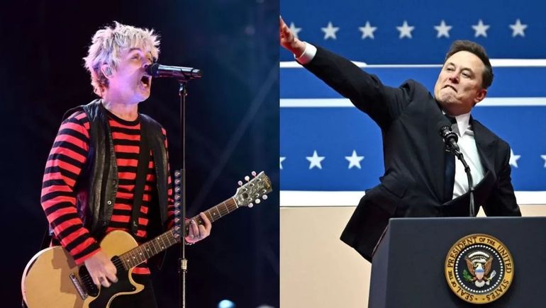 Green Day califica a Elon Musk como un idiota americano