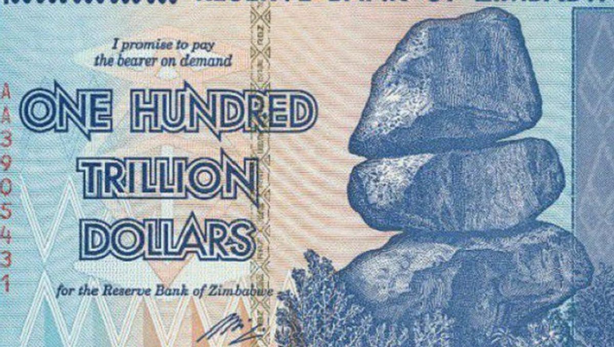 El país con el billete de mayor denominación del mundo: vale 100 trillones de dólares