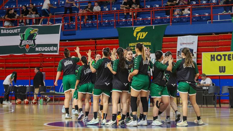 Gran triunfo de Biguá en el duelo neuquino de la Liga Nacional femenina
