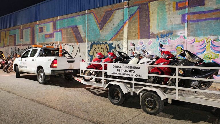La noche que el silencio volvió a Unión de Mayo: motos secuestradas y controles sorpresivos