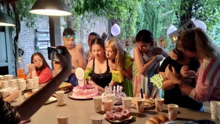 El festejo de la hija de Inés Estévez El festejo de la hija de Inés Estévez