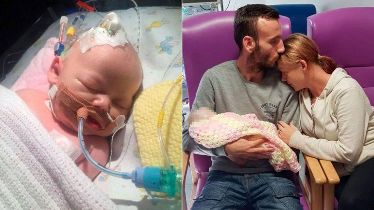 Increíble: un beso mató a una beba recién nacida