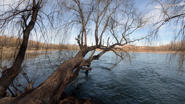 La confluencia de los ríos Neuquén y Limay.