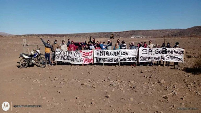 Vecinos de Loncopué reclaman servicios en un loteo municipal