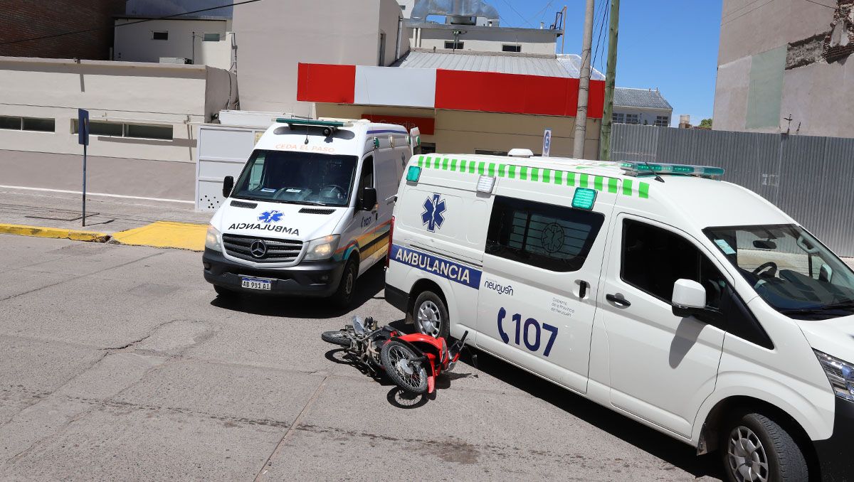 El hombre herido fue rápidamente asistido en el lugar del accidente. Solo tuvo lesiones leves.&nbsp;