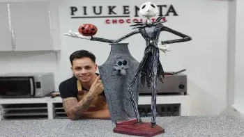 Halloween de chocolate en Cutral Co. Gentileza. Halloween de chocolate en Cutral Co. Gentileza.
