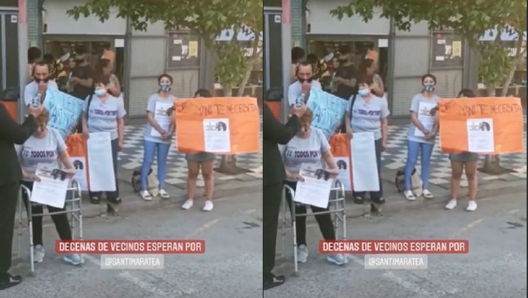 Decenas de vecinos esperan a Santi Maratea con otra misión solidaria